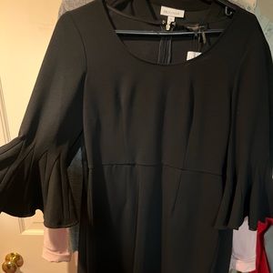 Donna Karan Black Mid Length Dress, Size M